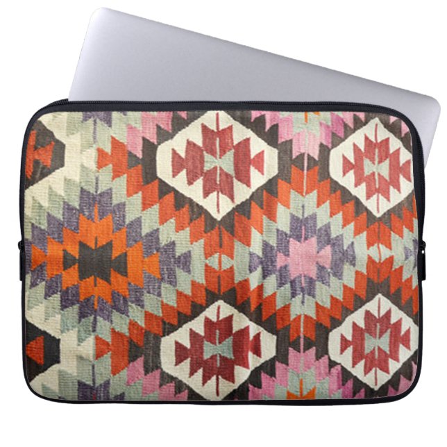 Funda Para Portátil Alfombra turca kilim oriental persa (Frente)