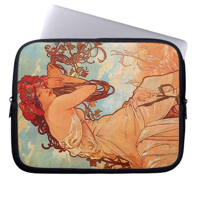 Funda Para Portátil Alfonso Mucha (Frente)