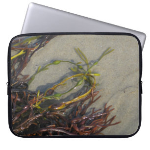 Funda Para Portátil Alga marina de la playa del océano