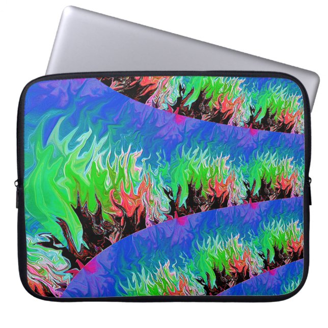 Funda Para Portátil Algas marinas profundas..... (Frente)