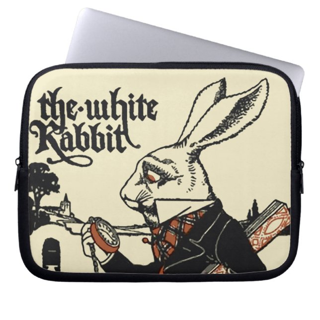 Funda Para Portátil Alice White Rabbit Classic (Frente)