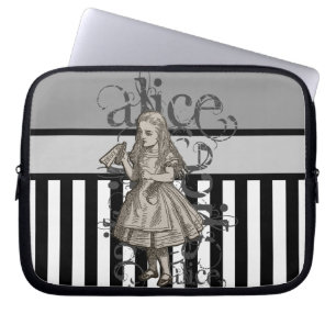 Funda Para Portátil Alicia en Grunge del país de las maravillas