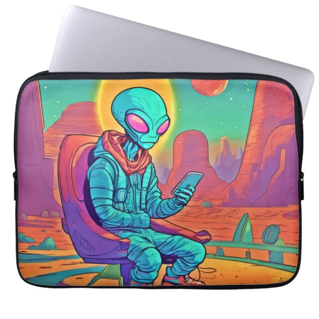 Funda Para Portátil Alien Coolness Unleed (Frente)
