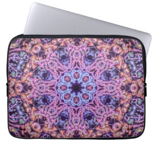 Funda Para Portátil Alien Purple Psychedelic Kaleidoscopic Mandala