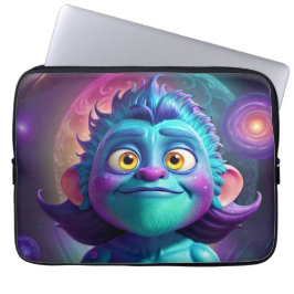 Funda Para Portátil Alienígena del espacio y amigo
