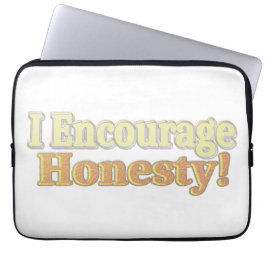 Funda Para Portátil "¡Aliento la honestidad!" Diseño Cuto. ¡Hazte con 