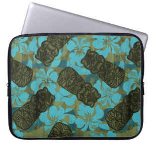 Funda Para Portátil Ali'i Refugio Hawai Hibiscus Tiki