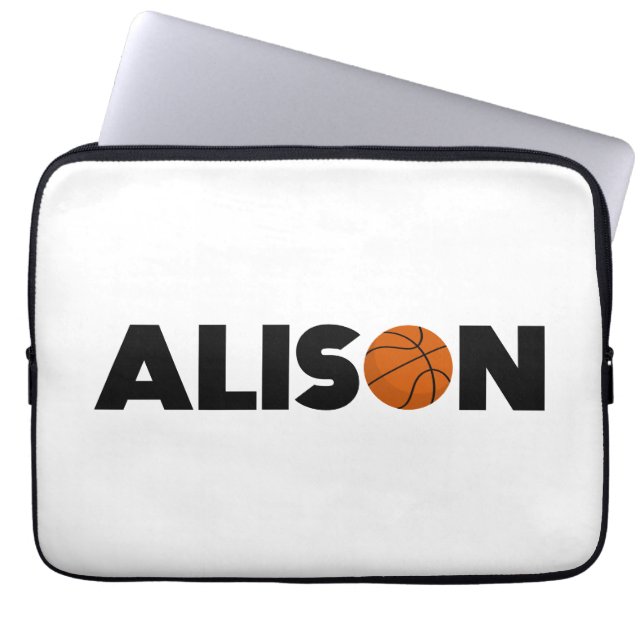Funda Para Portátil Alison Basketball (Frente)