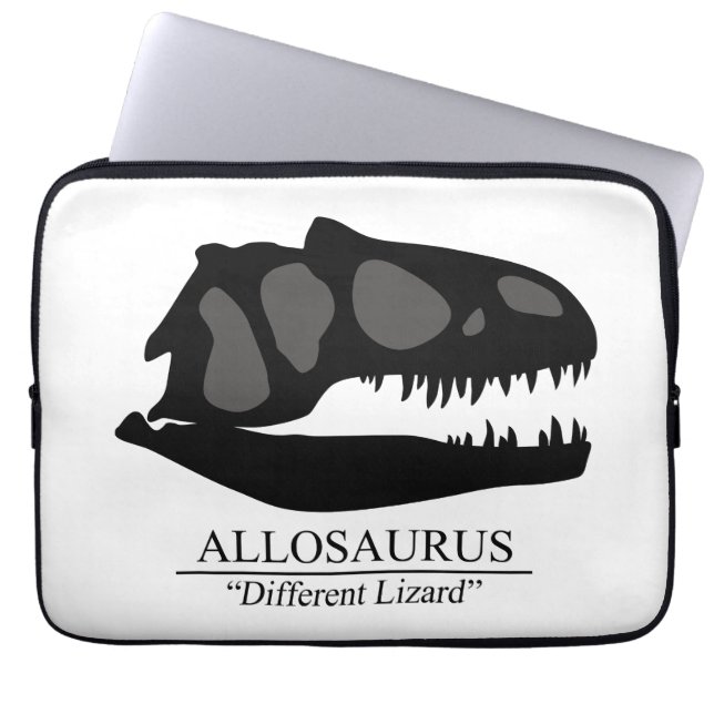 Funda Para Portátil Allosaurus Skull (Frente)