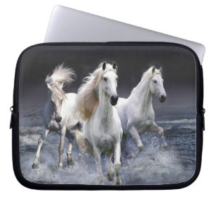 Funda Para Portátil Almohada de caballos corriendo