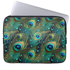 Funda Para Portátil Almohada de lanzamiento de pasión de pavo real