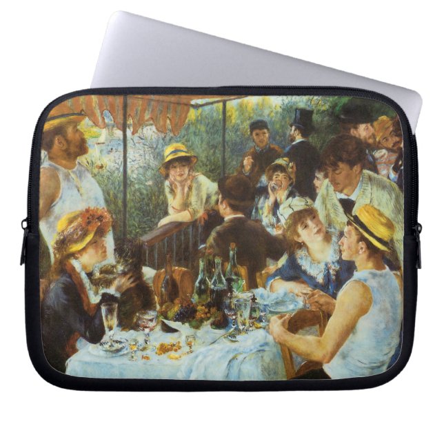 Funda Para Portátil Almuerzo de los remeros de Pierre Renoir (Frente)