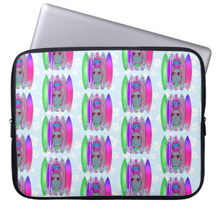 Funda Para Portátil Aloha Bebe Piña Tropical Surf