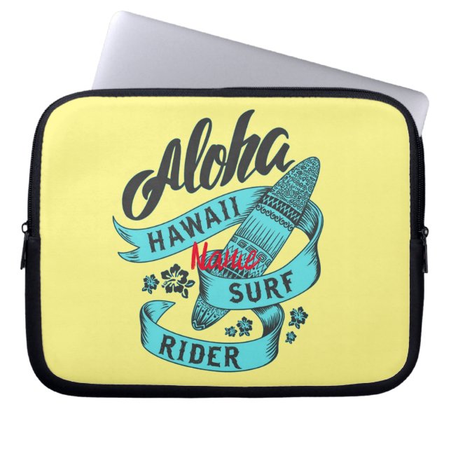 Funda Para Portátil Aloha Hawaii Surf Rider Thunder_Cove (Frente)