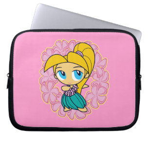 Funda Para Portátil Aloha Honeys Hula Chica Plumeria Neoprene