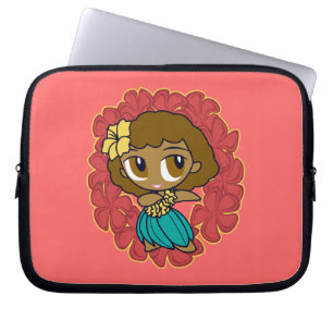 Funda Para Portátil Aloha Honeys Hula Chica Plumeria Neoprene