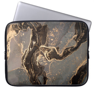 Funda Para Portátil Alta resolución. Pintura de arte fluido abstracto