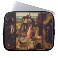 Altarpiece de los ermitaños (aceite en el panel)