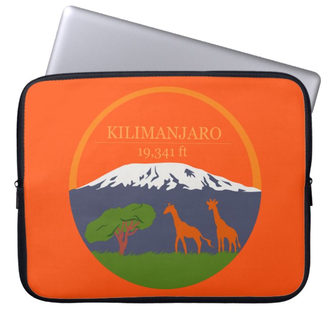 Funda Para Portátil Altitud de Kilimanjaro (Frente)