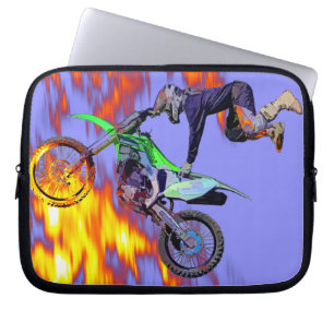 Funda Para Portátil Alto jinete del motocrós del estilo libre del