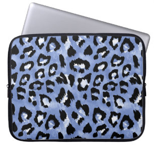 Funda Para Portátil Altura de la piel animal: Leopardo de las acuarela
