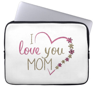 Funda Para Portátil Ama a Mamá Día de las Madres Corazón