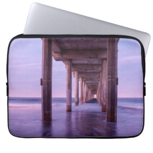 Funda Para Portátil Amanecer Púrpura En El Muelle Scripps