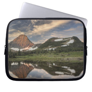 Funda Para Portátil Amanecer y reflejo, Parque Nacional Glaciar,