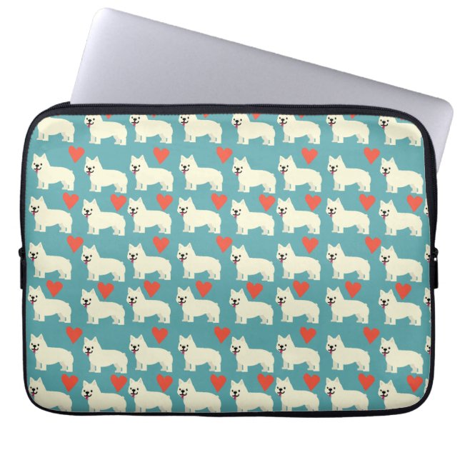 Funda Para Portátil Amante de Frenchie (Frente)