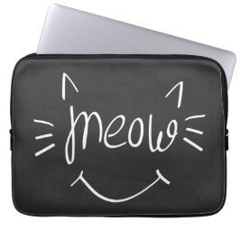 Funda Para Portátil Amante de Gatos Miau 