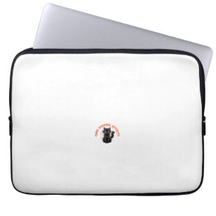 Funda Para Portátil Amante de los gatos Halloween Actividad Purr-anorm