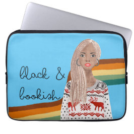Funda Para Portátil Amante del libro negro