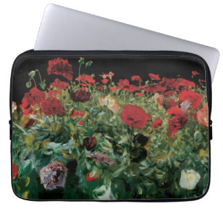 Funda Para Portátil Amapolas de John Singer Sargent, Flores Vintage