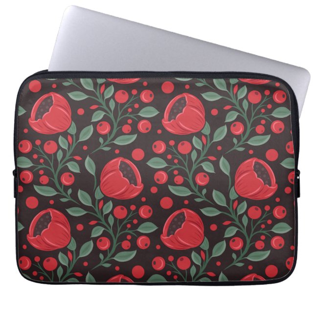 Funda Para Portátil Amapolas rojas (Frente)