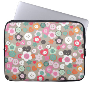 Funda Para Portátil Amar los botones de mascar Ash