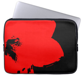 Funda Para Portátil amarilis roja