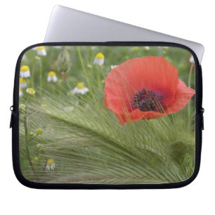 Funda Para Portátil Amarilla amapola, Toscana, Italia