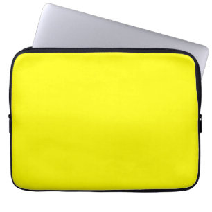 Funda Para Portátil Amarillo brillante (color sólido)