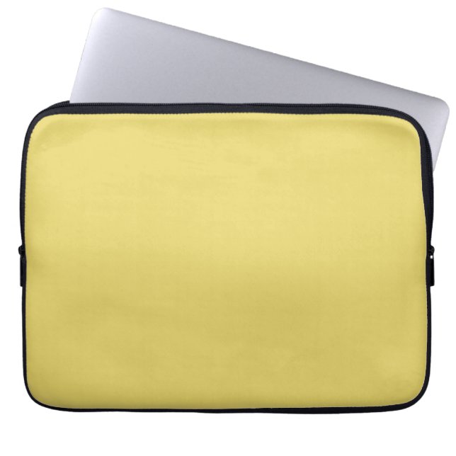 Funda Para Portátil Amarillo de arilo (color sólido) (Frente)