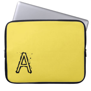 Funda Para Portátil Amarillo de la manga del portátil