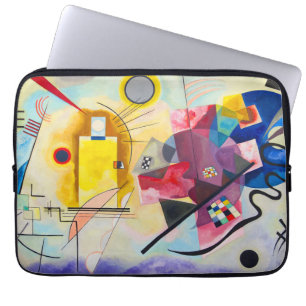 Funda Para Portátil Amarillo-Rojo-Azul de Kandinsky