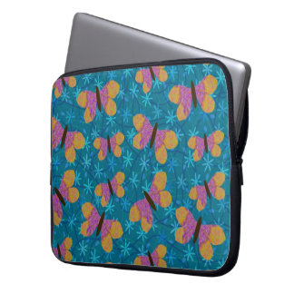 Funda Para Portátil Amarillo y manga del ordenador portátil de las mar