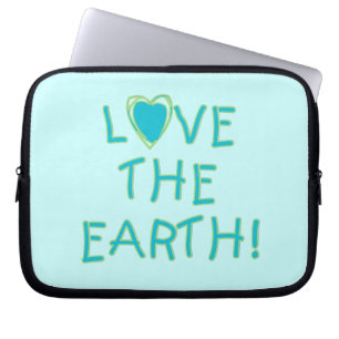 Funda Para Portátil Ame la tierra ambiental