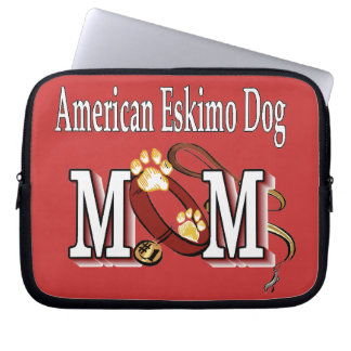 Funda Para Portátil American Eskimo Dog MOM
