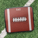 Funda Para Portátil American Football Fan Monogram Laptop Sleeve<br><div class="desc">Suitable for Dad's that love the game of football or anyone in need of a laptop sleeve - just add your initials</div>