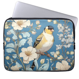 Funda Para Portátil American Goldfinch William Morris Inspired