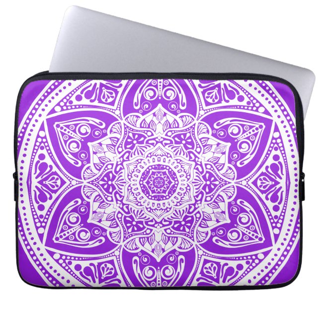 Funda Para Portátil Amethyst Mandala (Frente)