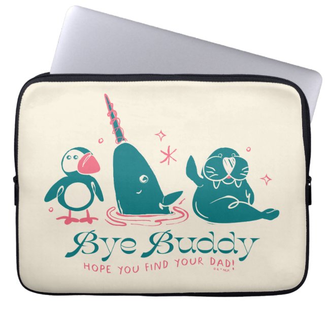 Funda Para Portátil Amigos Animales - Adiós, Buddy, espero que encuent (Frente)