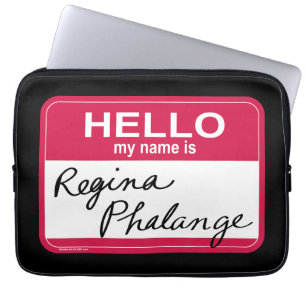 Funda Para Portátil AMIGOS™ Hola Mi nombre es Regina Phalange