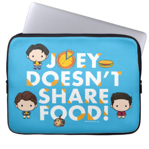 Funda Para Portátil AMIGOS™   Joey no comparte la teoría de la comida